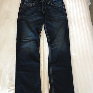 Men’s silver jeans